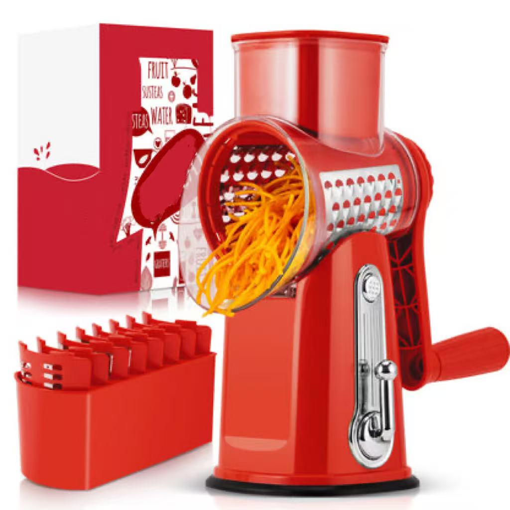 Rotary Cheese Grater & Vegetable Slicer