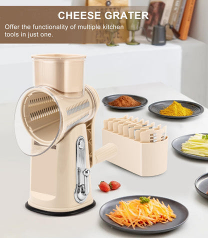 Rotary Cheese Grater & Vegetable Slicer