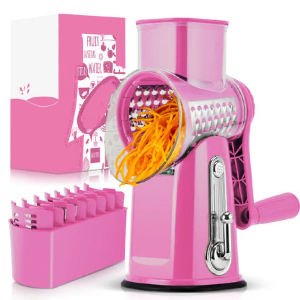 Rotary Cheese Grater & Vegetable Slicer