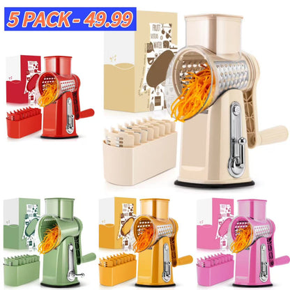 Rotary Cheese Grater & Vegetable Slicer