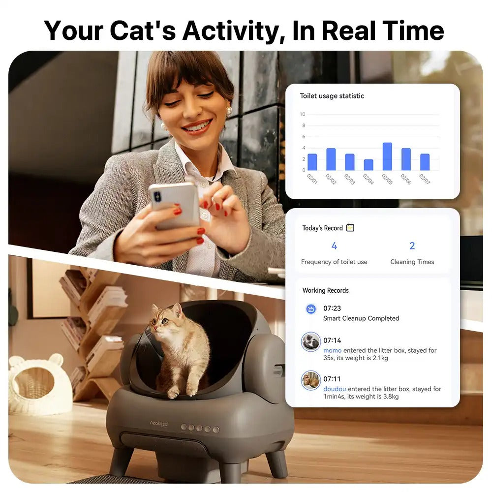 Neakasa M1 Open Top Self-Cleaning Cat Litter Box